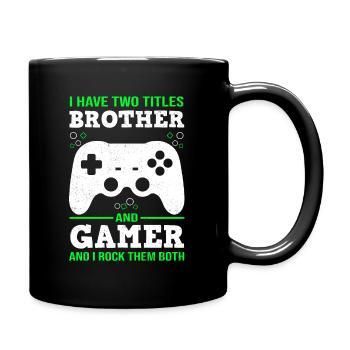 Gamer Gaming Videospiele Video Games - Full Colour Mug - black - Right