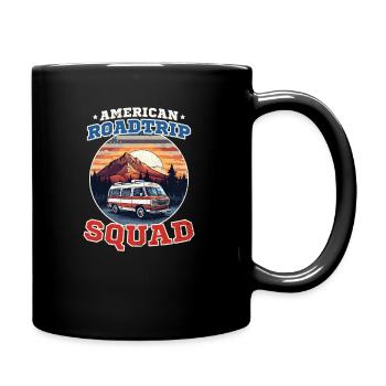 Roadtrip American Roadtrip Squad - Mug uni - noir - Droite