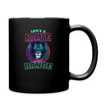 Edm Rave Life Rave Dance - Full Colour Mug - black - Right