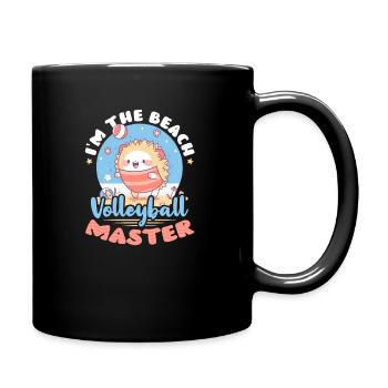 Volleyball de plage Je suis le maître du volleyball de plage - Mug uni - noir - Droite
