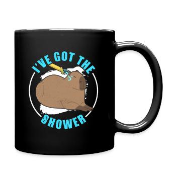 Capybara Capybara Funny Rodent - Full Colour Mug - black - Right