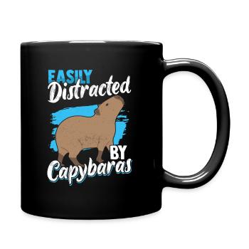 Capybara Capybara Capybaras Pet - Mug uni - noir - Droite
