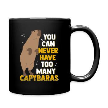 Rongeur Capybara Rongeur mignon Capybara - Mug uni - noir - Droite