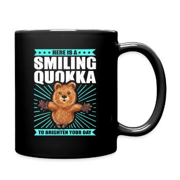 Mème quokka kangourou à queue courte marsupial - Mug uni - noir - Droite