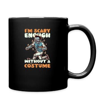 Football Halloween assez effrayant sans costume - Mug uni - noir - Droite