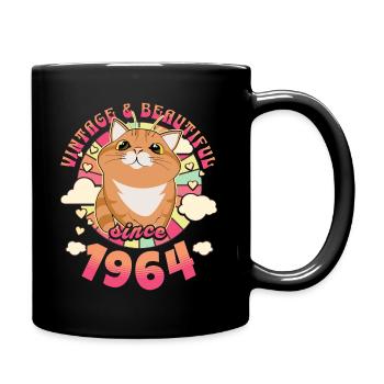 Femme Vintage Magnifique 1964 60 Ans Anniversaire - Mug uni - noir - Droite