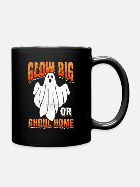 Halloween Kostüm Gespenst Geist Ghoul - Tasse einfarbig - Schwarz