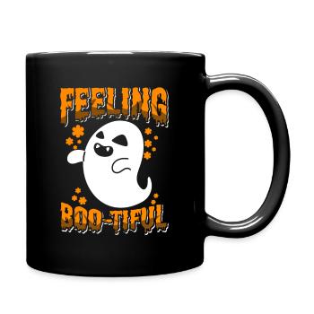 Halloween Drôle Fantôme Goule Fantôme Fantôme Effrayant - Mug uni - noir - Droite