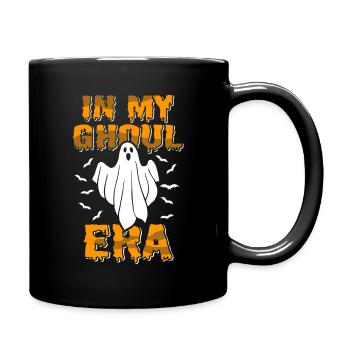 Fantôme d’Halloween dans mon fantôme de l’ère des goules - Mug uni - noir - Droite