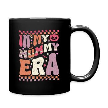 Halloween Kostüm Mama Era Mumie - Tasse einfarbig - Schwarz - Rechts