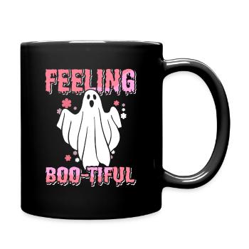 Halloween Drôle Fantôme Fantôme Boo - Mug uni - noir - Droite