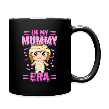Mama Halloween Outfit Mumie - Tasse einfarbig - Schwarz - Rechts