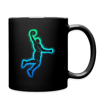 Joueur de basket-ball Basket-ball Basket-ball pour enfants - Mug uni - noir - Droite
