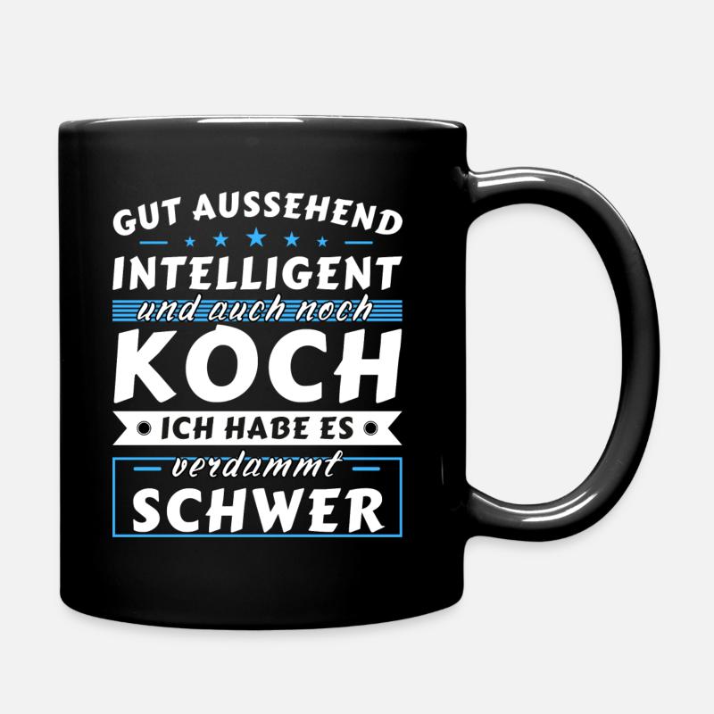 Gut aussehend intelligent - Koch Edition - Tasse einfarbig - Schwarz