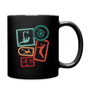 Soccer Player Soccer Kids Men Soccer Player - Full Colour Mug - black - Right