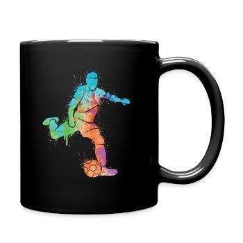 Joueur De Football Joueur De Football Enfants - Mug uni - noir - Droite