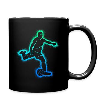 Joueur De Football Joueur De Football Garçons - Mug uni - noir - Droite