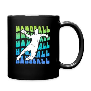 Handball Players Handball Players Children Handball Boys - Full Colour Mug - black - Right