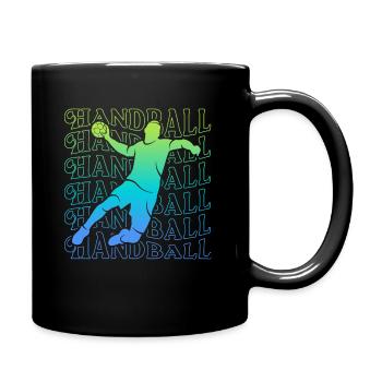 Handball Player Handball Boys Handball Men - Full Colour Mug - black - Right