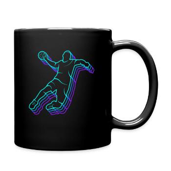 Handball Player Handball Player Men Handball Boys - Full Colour Mug - black - Right