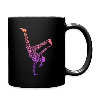 Breakdance Breakdancer Femmes Filles Breakdance - Mug uni - noir - Droite