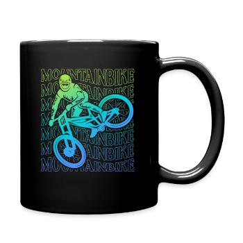 VTT VTT Downhill VTT Homme - Mug uni - noir - Droite