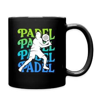 Padel Tennis Padel Joueur Garçons Padel Hommes - Mug uni - noir - Droite