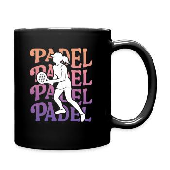 Padel Tennis Padel Player Girls Padel Women - Full Colour Mug - black - Right
