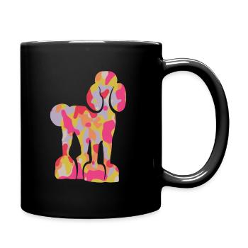 Caniche Amoureux Chiens Maîtresse Chien Caniche Fille - Mug uni - noir - Droite