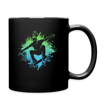 Skateboarders Skateboard Boys Skaters Men - Full Colour Mug - black - Right