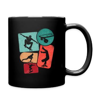 Skater Skateboarder Hommes Skateboard Garçons - Mug uni - noir - Droite