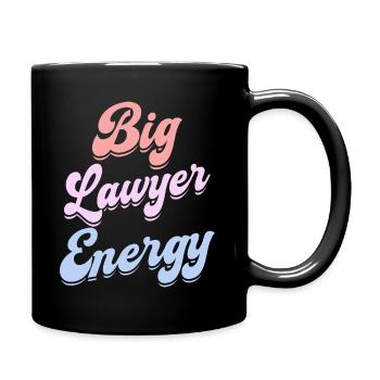 Energischer Anwalt Richter Jurist Anwalt - Tasse einfarbig - Schwarz - Rechts