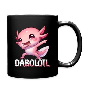 Dabbing Axolotl Dab Dance Dabolotl Drôle - Mug uni - noir - Droite