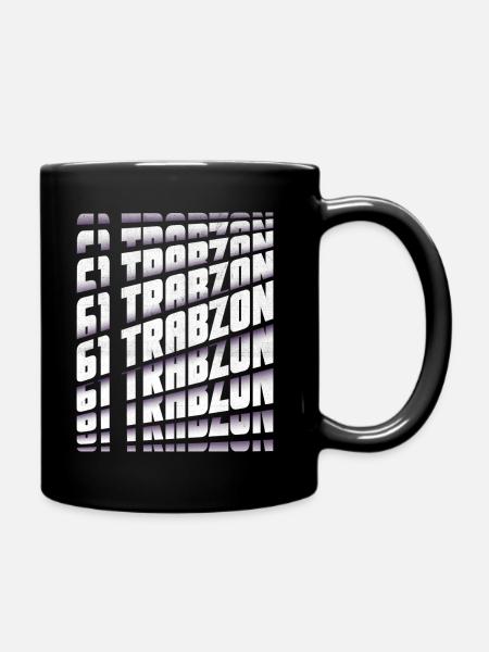 61 Trabzon - Tasse einfarbig - Schwarz