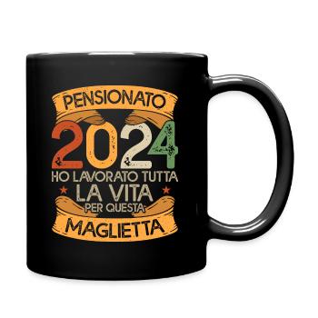 Retraite 2024 Cadeau amusant Retraité 2024 - Mug uni - noir - Droite