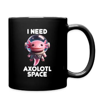 Astronaute Axolotl Space Space Amphibian - Mug uni - noir - Droite