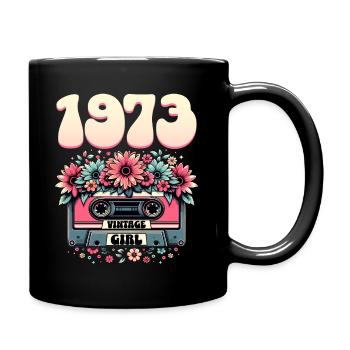 Cassette Year 1973 Birthday Woman 50 Years - Full Colour Mug - black - Right