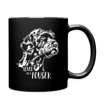 Cesky Fousek Aimé par un chien Fousek Wilsigns - Mug uni - noir - Droite