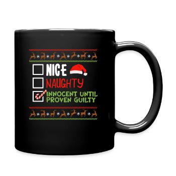 Christmas Xmas Saying Humor Funny Funny - Full Colour Mug - black - Right