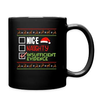 Christmas Xmas Humor Funny Funny Funny Saying - Full Colour Mug - black - Right