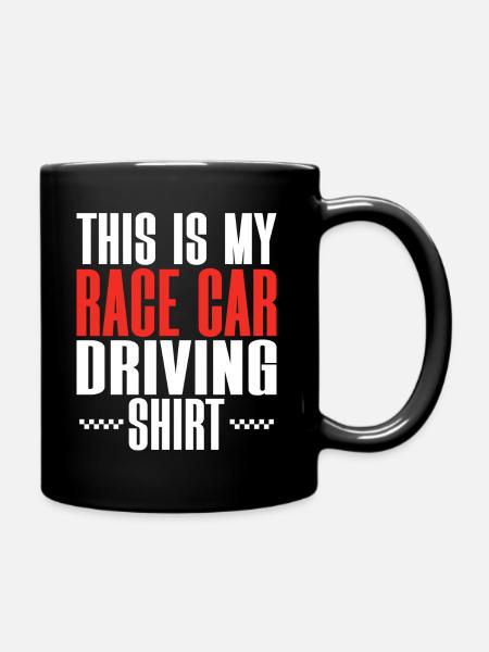 Rennfahrer Rennfahrer - Tasse einfarbig - Schwarz