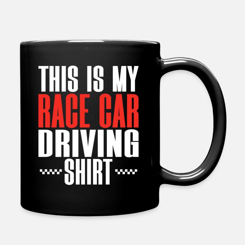 Rennfahrer Rennfahrer - Tasse einfarbig - Schwarz