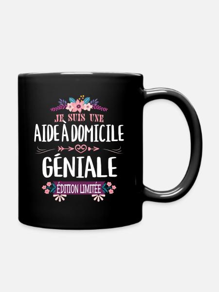Édition Limitée Aide À Domicile Géniale - Mug uni - noir