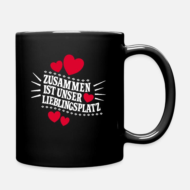 Together is our favorite place - Full Colour Mug - black