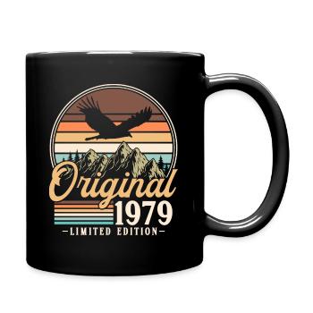 Vintage 1979 né Vintage cadeau d’anniversaire - Mug uni - noir - Droite