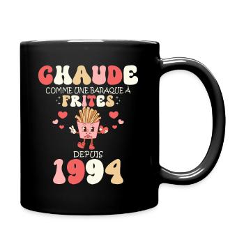 Baraque À Frites 1994 Femme Anniversaire 30 Ans - Mug uni - noir - Droite