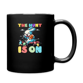 Football Easter Hunt Is On - Full Colour Mug - black - Right