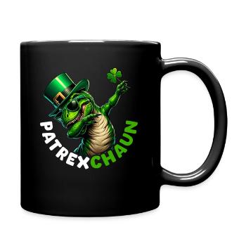St Patricks Day Lustig Irisches Glück Irland - Tasse einfarbig - Schwarz - Rechts