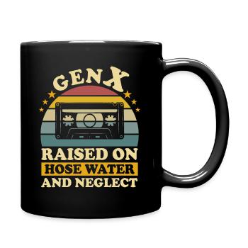 Humour Génération X - Mug uni - noir - Droite