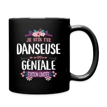 Femme Édition Limitée Danseuse Géniale - Mug uni - noir - Droite